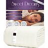 Sweet Dreams Fully Fitted Fleece Single Electric Blanket with Dual Controls